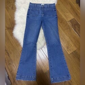 Kensie Blue Flare Women's Jeans